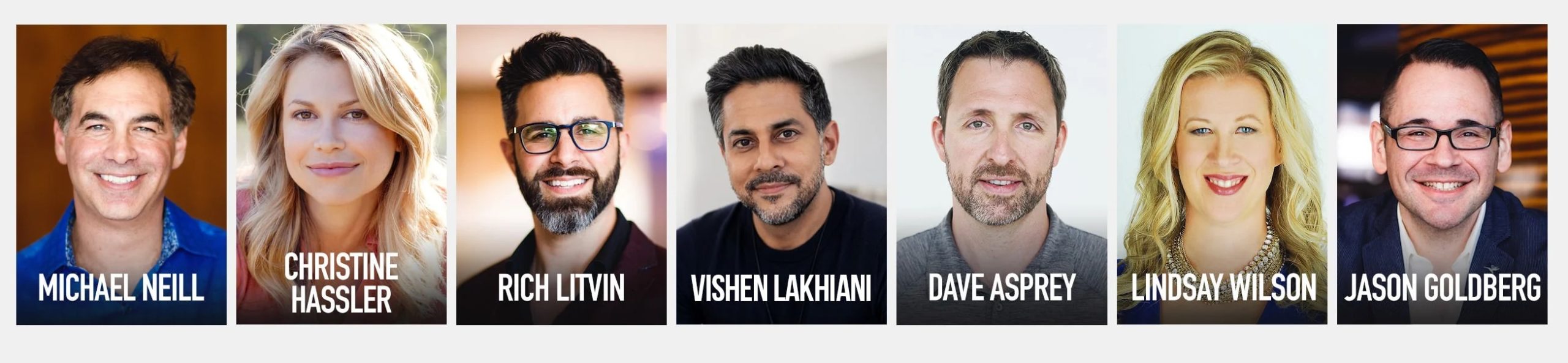 Dave Asprey, Christine Hassler, Vishen Lakhiani et al.