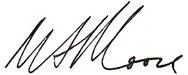 Dr Margaret Moore's signature