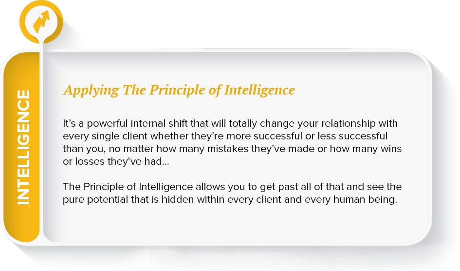 how to apply the principle of intelligence
