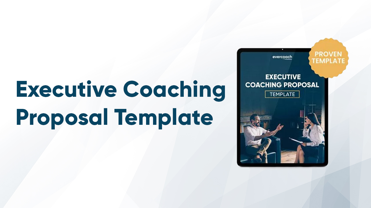 Free Executive proposal template Evercoach By Mindvalley