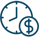 Hourly Rate icon Hourly Rate icon